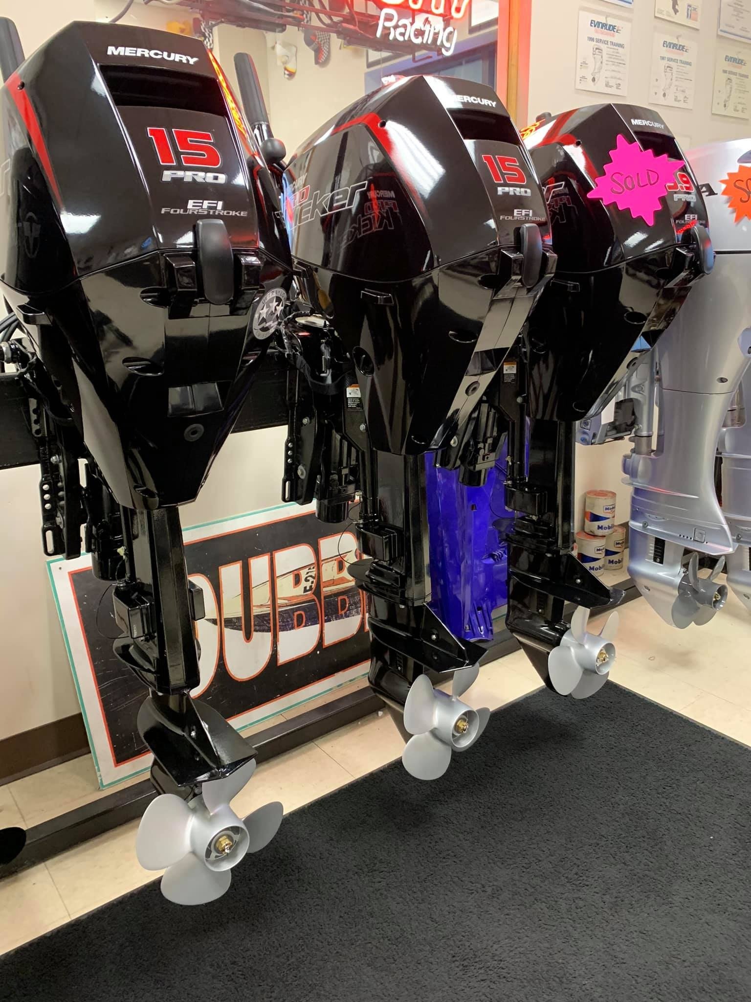 Mercury 9.9hp EFI Outboard Engine | Remote Mechanical, Manual Start, 15" Shaft | 9.9MRC - Image 2