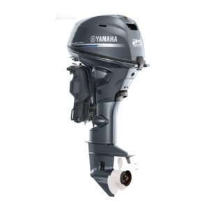 Buy Yamaha 25hp Outboard Motor | High Thrust | Remote Mechanical, Electric & Manual Start, 25″ Shaft | T25XWTC