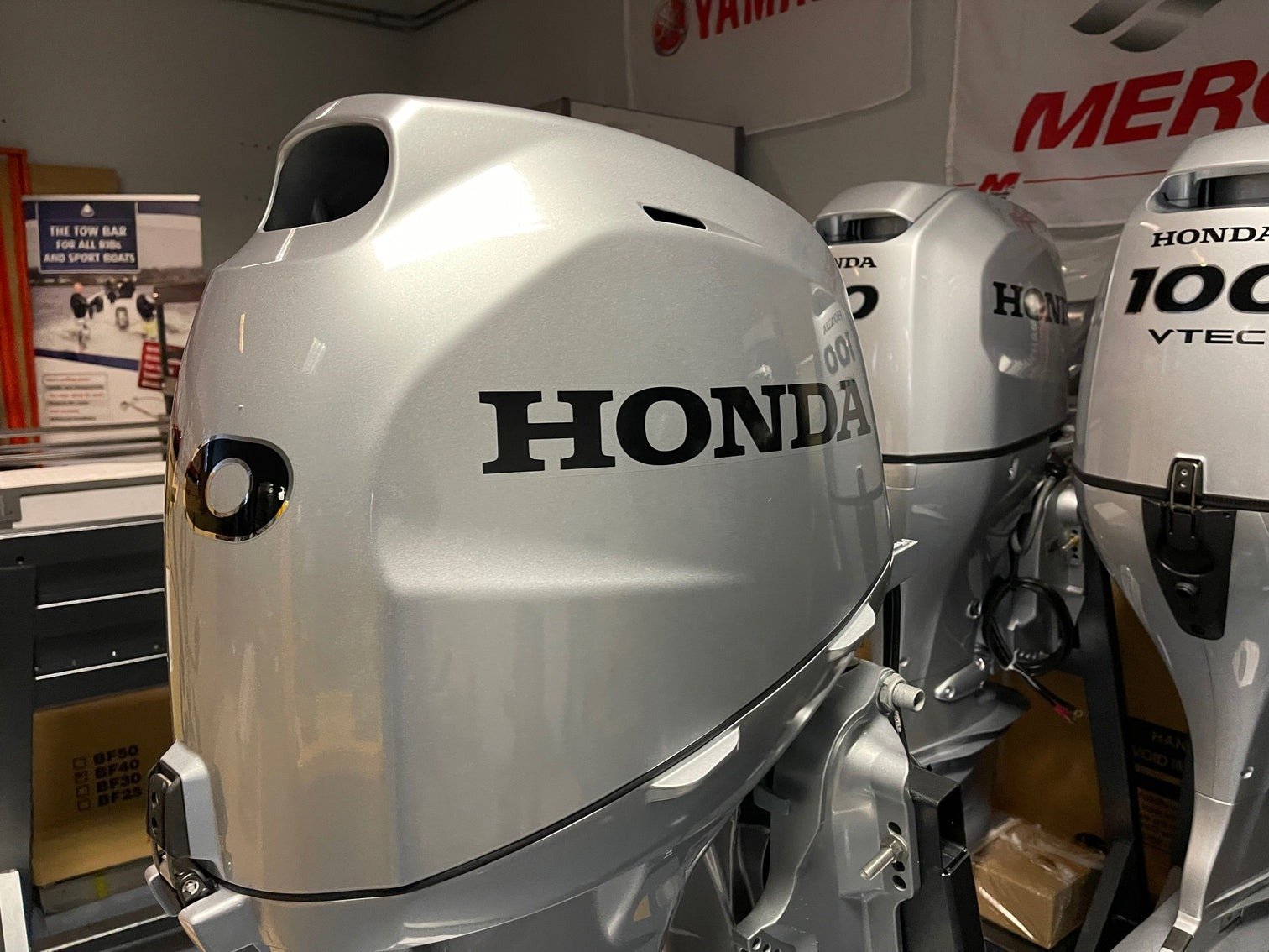 Buy Honda 100hp Outboard Motor | Remote Mechanical, Electric Start, 20" Shaft | BF100A1LRT - Image 3