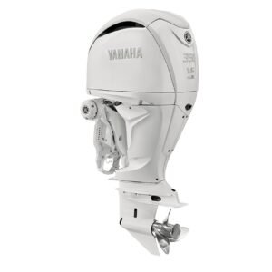 Yamaha 350hp White DEC Outboard | Digital Electronic Controls, 35″ Shaft, Counter Rotation | LF350ESA2