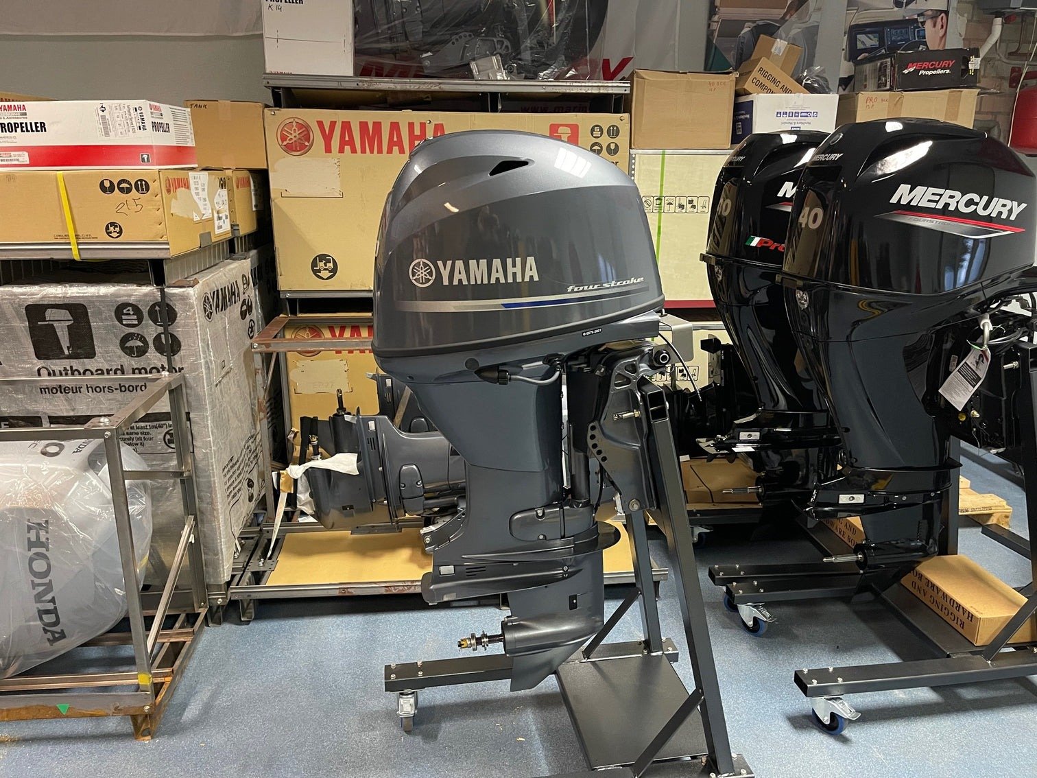 Yamaha 40hp Outboard For Sale | Remote Mechanical, 20" Shaft | F40LA - Image 3