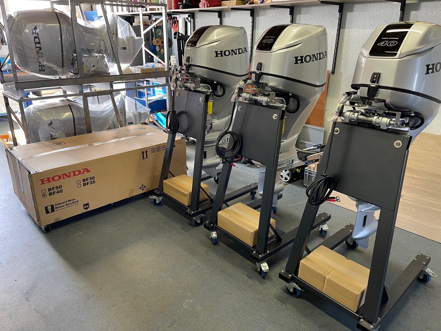 Buy Honda 60hp Outboard Motors | Remote Mechanical, Electric Start, 20" Shaft | BF60A1LRT - Image 4